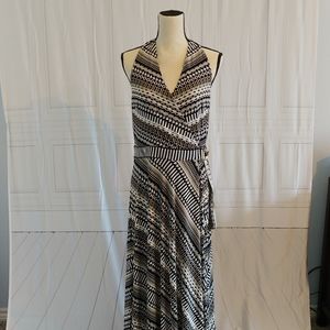 White House Black Market halter maxi dress Size 14